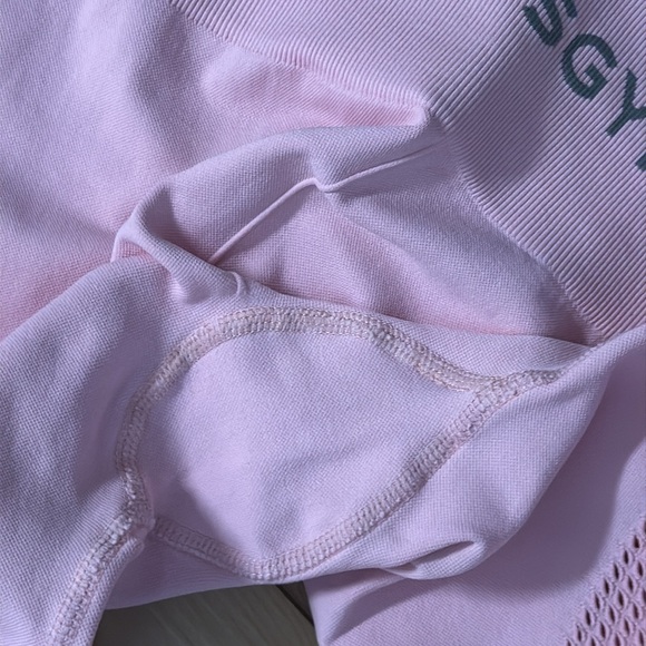 Let’s Gym Baby Pink Seamless Leggings - Picture 7 of 8